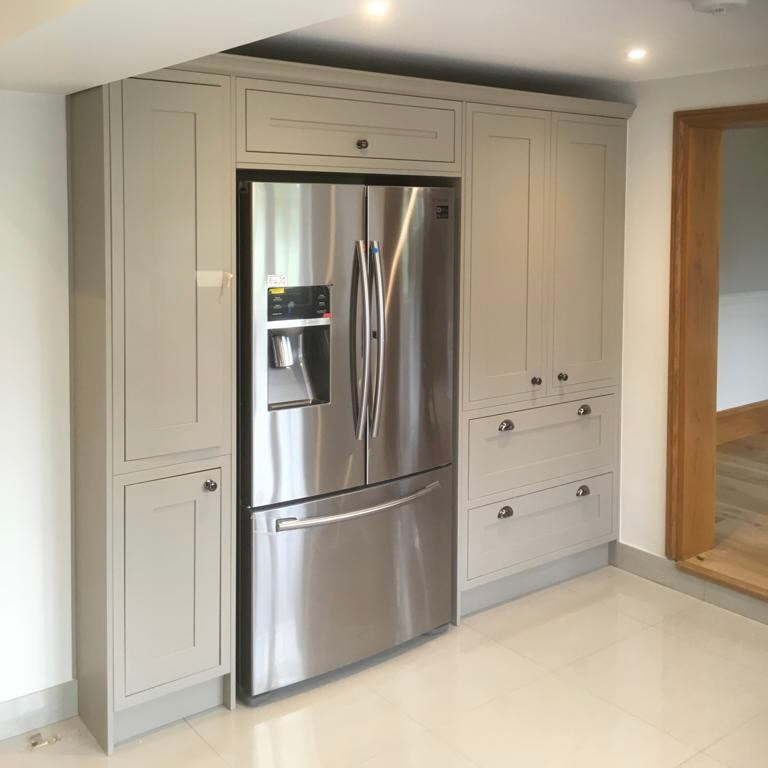 Kitchen units resprayed