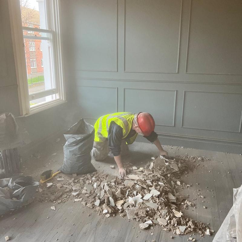 Soft strip out before a refurbishment